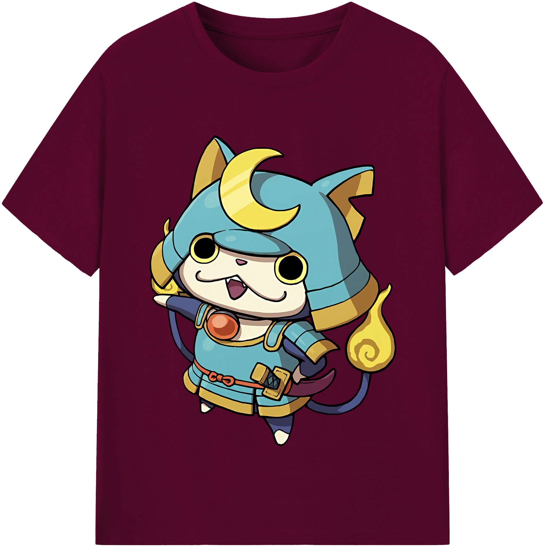 （画像用） 妖怪ウォッチ Yo-kai Watch レディースカジュアルプリントTシャツ（綿100％）